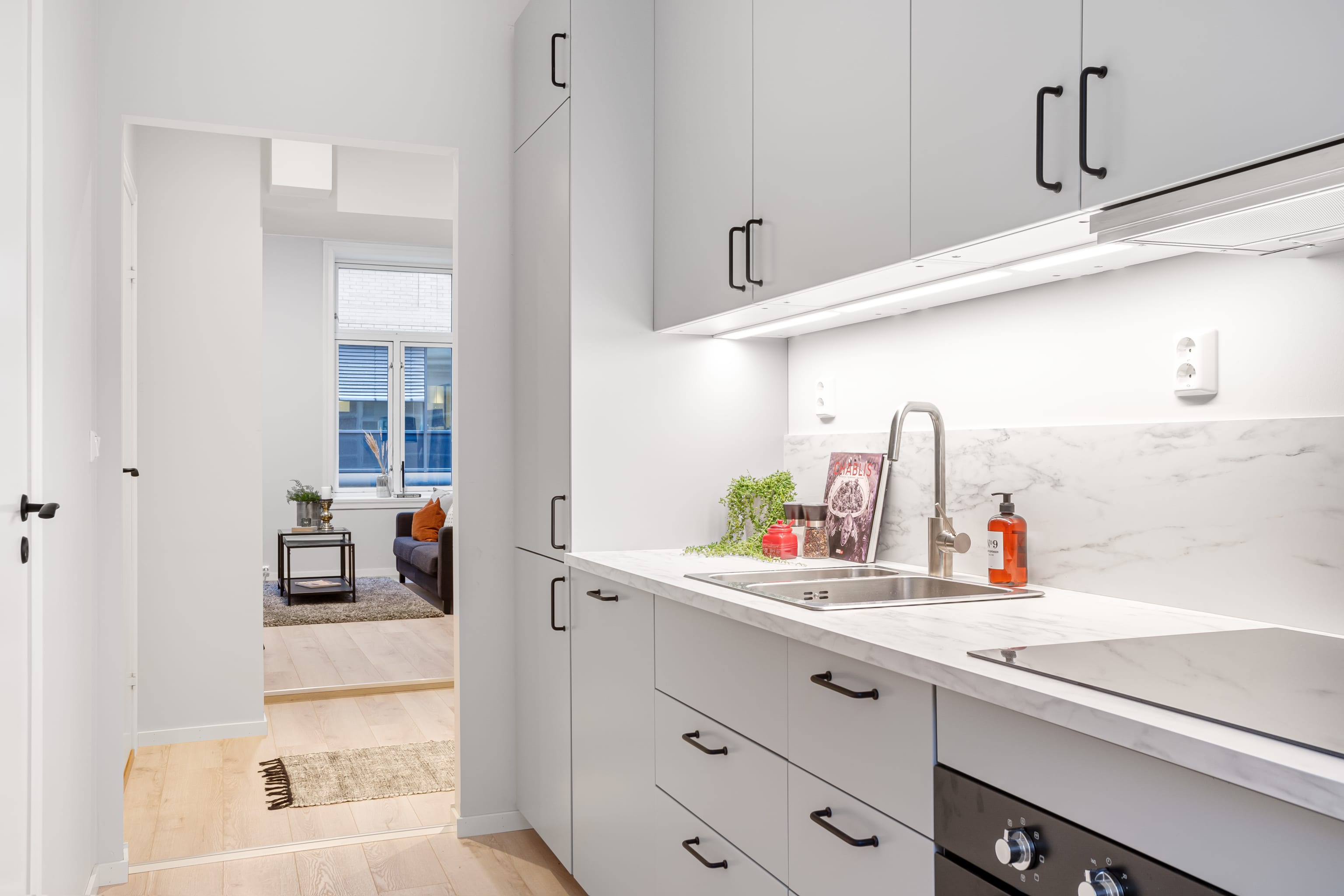 Utleieleilighet innvendig kjøkken